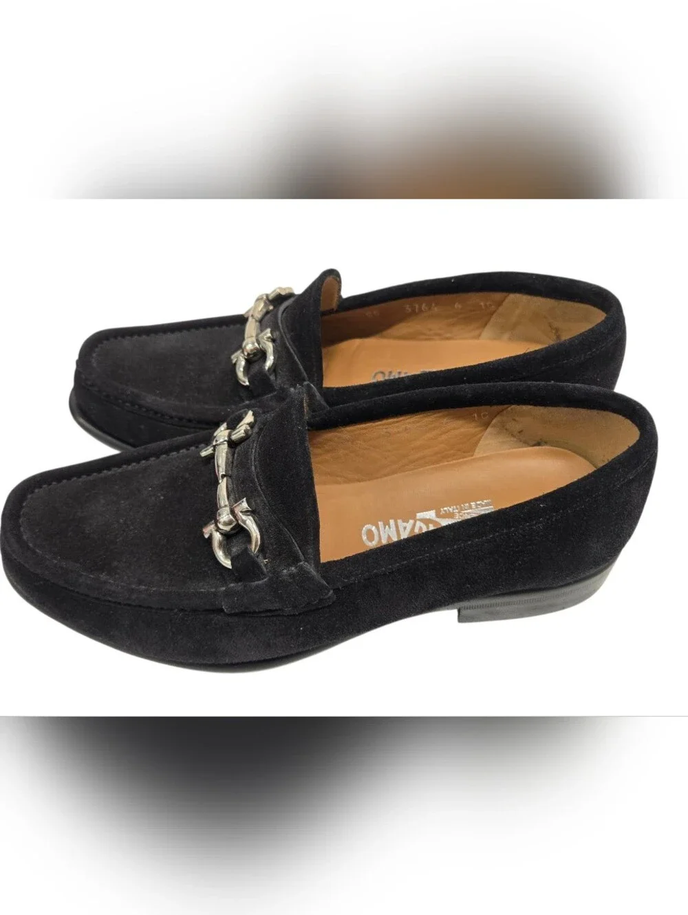 Ferragamo Men's ‎ Suede Gancio-Bit Loafers